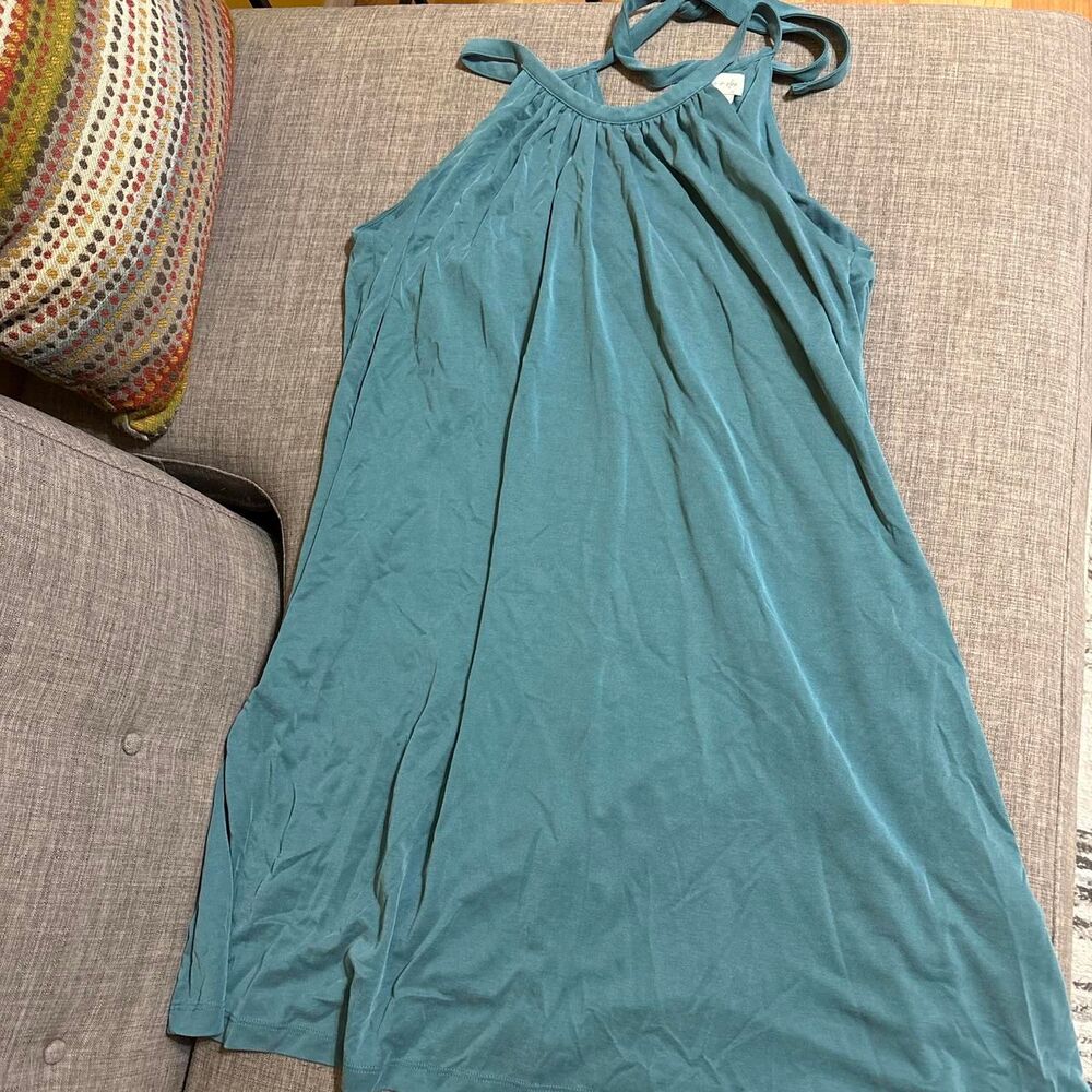 Delia-s Women's Blue and Green Dress